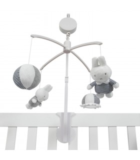 Musical carousel Tiamo-Miffy | Mobile with washable plush toys
