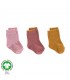 Sock 3pc. Lässig | Organic cotton GOTS ribbed band