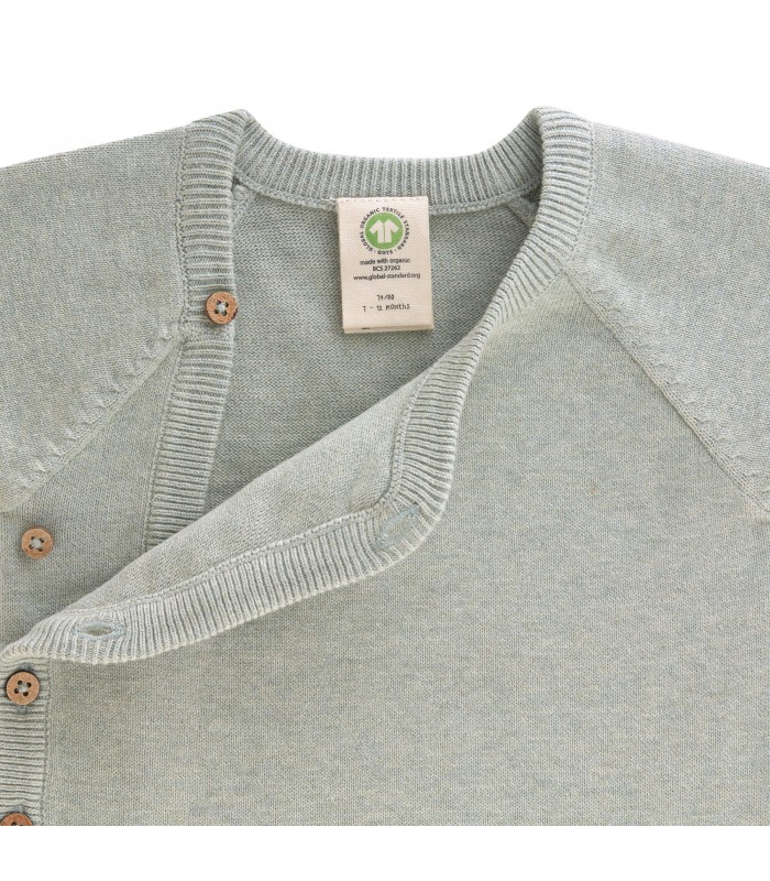 Kimono de punto Lässig | Algodón GOTS y seda Eri para bebés