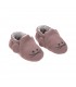 Baby shoes - one size Lässig | Organic cotton booties with animal face