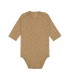 Long sleeve body Lässig | American neckline organic cotton GOTS