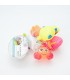 Red 6 bathroom toys Olmitos | Non-toxic rubber animals