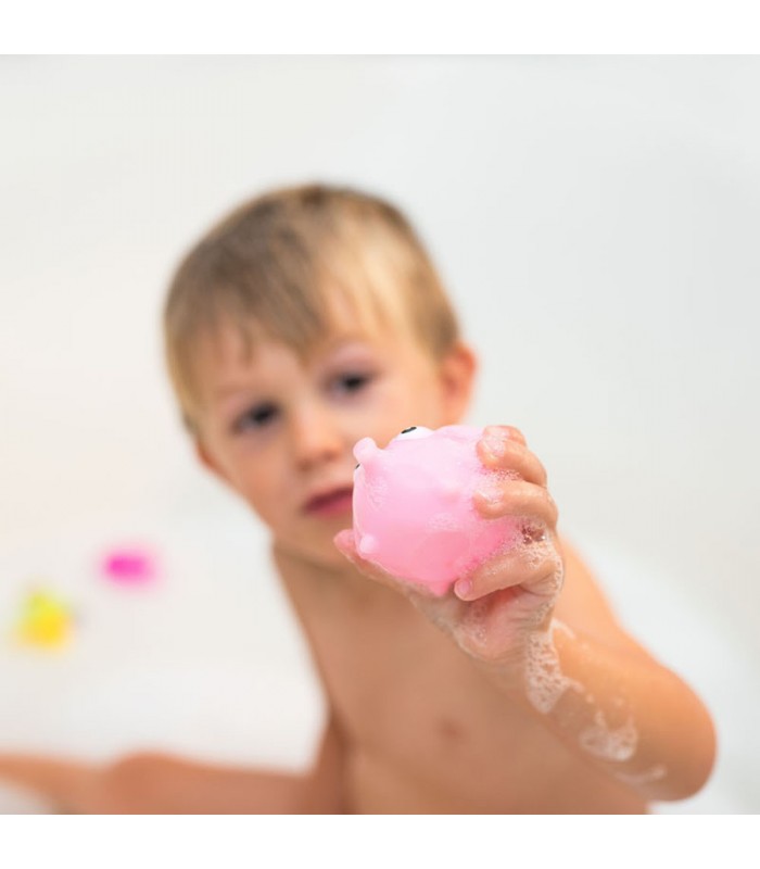 Red 6 bathroom toys Olmitos | Non-toxic rubber animals