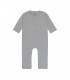 Cotton pajama onesie Lässig | wooden buttons and snap crotch