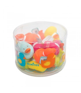 Bote 16 patitos de colores Olmitos