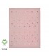Dusky blanket dots Lässig | Embossed dot blanket 35x22cm