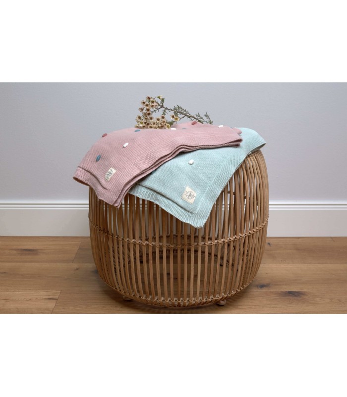 Comprar manta Dusky blanket dots Lässig a preço de oferta