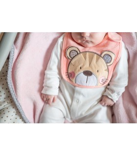 Set 3 baberos newborn Tiger Olmitos