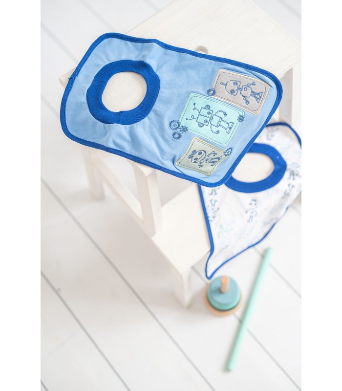 Comprar Conjunto de 2 babadores com gola elástica Olmitos a preço de oferta