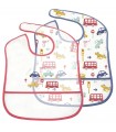 2 pack vinyl bibs vehicles Olmitos