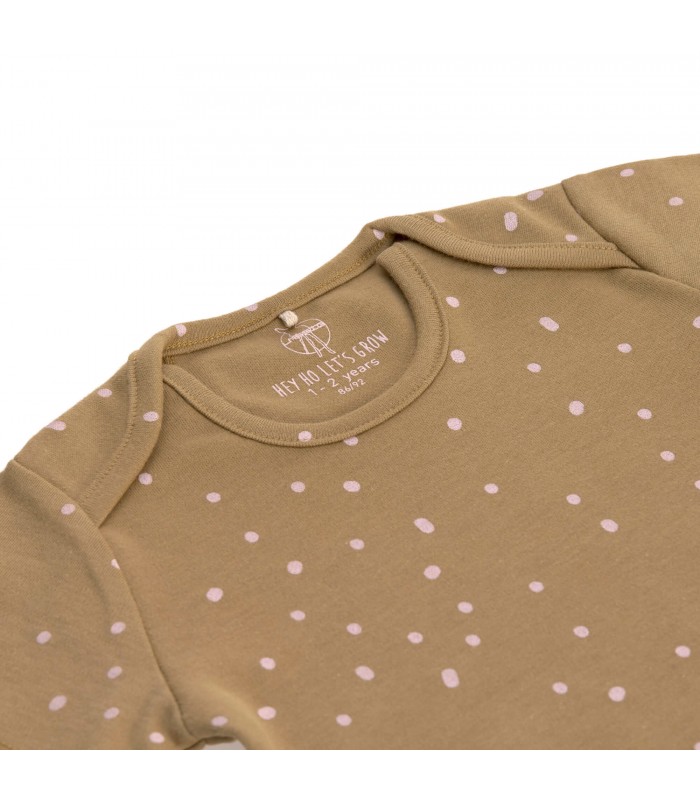 Long sleeve body Lässig | American neckline organic cotton GOTS
