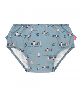 Swimsuit diaper with ruffle Lässig | microfiber PU