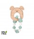 Wood-silicone teething bracelet from Lässig | Mint Puppy