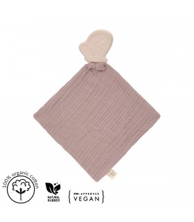 Dou-dou muslin with teether from Lässig | Cotton and rubber