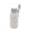 Stainless steel bottle + cover Olmitos