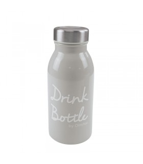 Stainless steel bottle + cover Olmitos