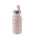 Stainless steel bottle + cover Olmitos | Gray stars