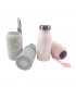 Stainless steel bottle + cover Olmitos | Gray stars