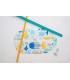 Alfombra antideslizante baño Olmitos | Ventosas peces 39x69 cm