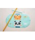 Non-slip bath mat Olmitos | Fish suction cups 39x69 cm