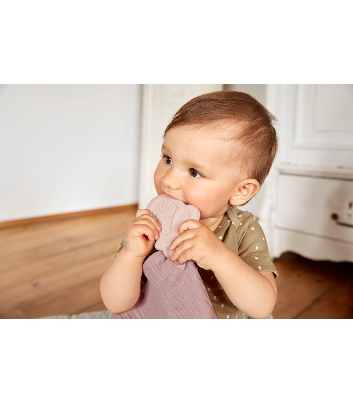 Dou-dou muslin with teether from Lässig | Cotton and rubber