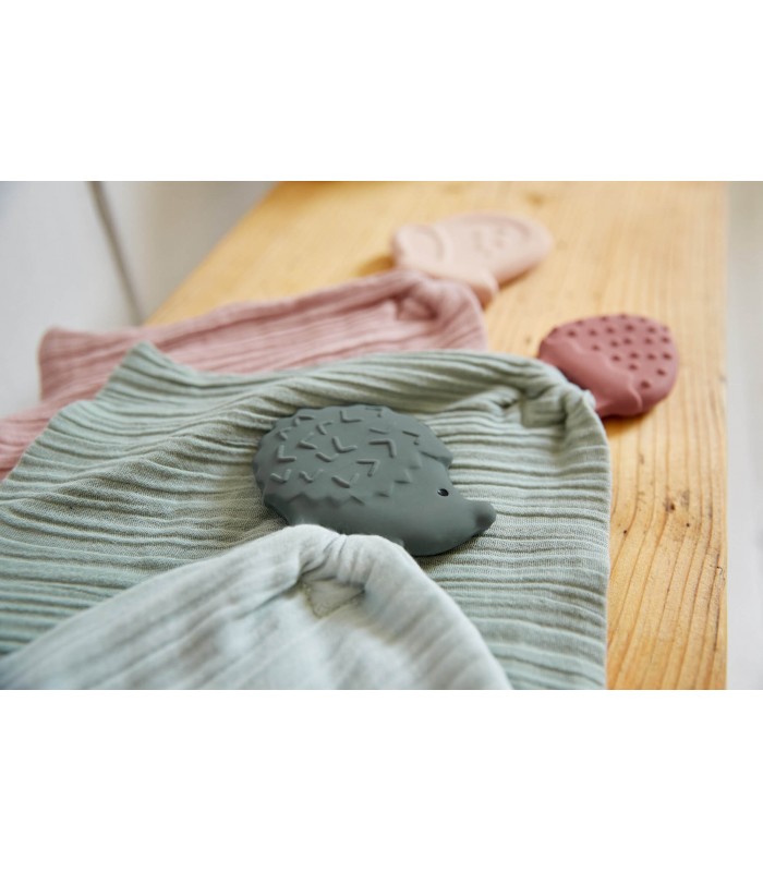 Dou-dou muslin with teether from Lässig | Cotton and rubber