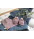 Baby shoes - one size Lässig | Organic cotton booties with animal face
