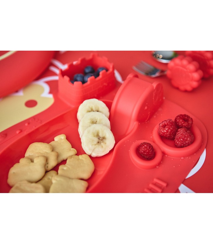 Funny silicone plate M&M