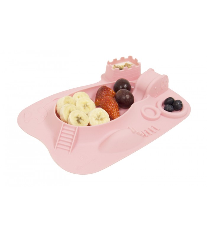 Comprar prato divertido de silicone M&M a preço promocional