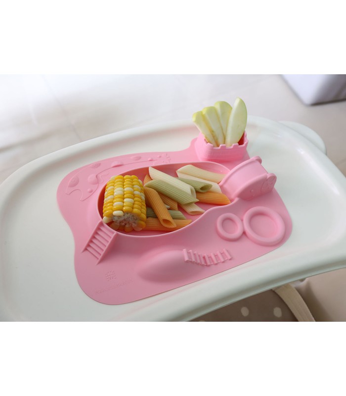 Comprar prato divertido de silicone M&M a preço promocional