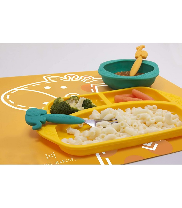 Silicone compartment plate M&M