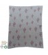 Cactus Blanket Niu | Bordeaux Silhouettes on Grayish Base