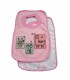 Set 2 bibs with elastic neck Olmitos