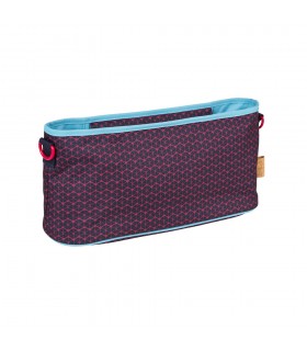Diamond Buggy Organizer by Lässig | Geometric pattern and teal rings