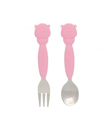 Spoon and fork set M&M