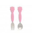 Spoon and fork set M&M