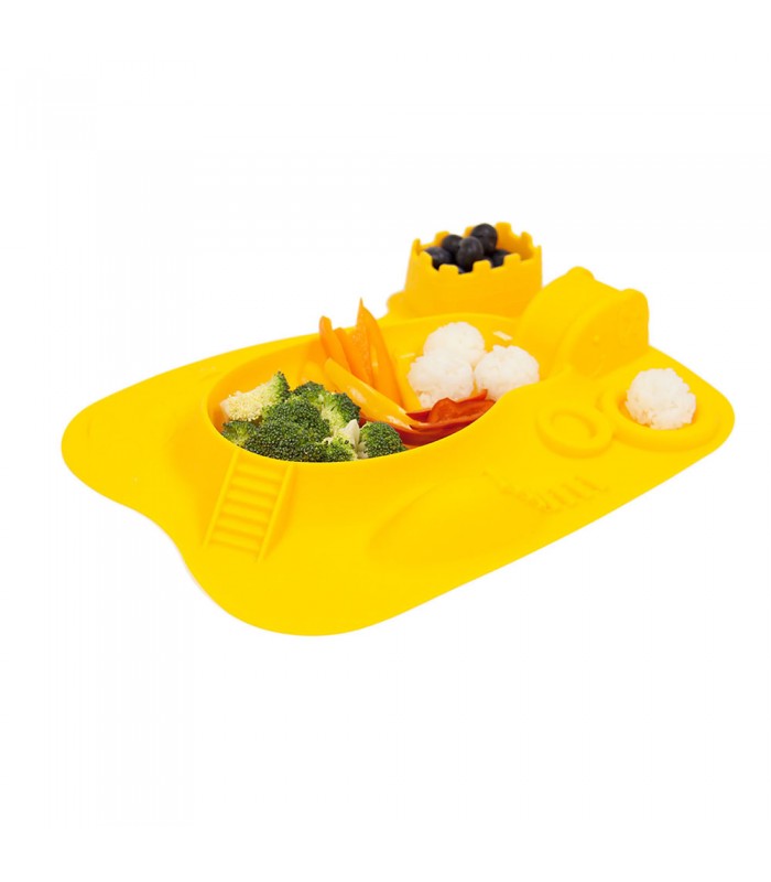 Funny silicone plate M&M