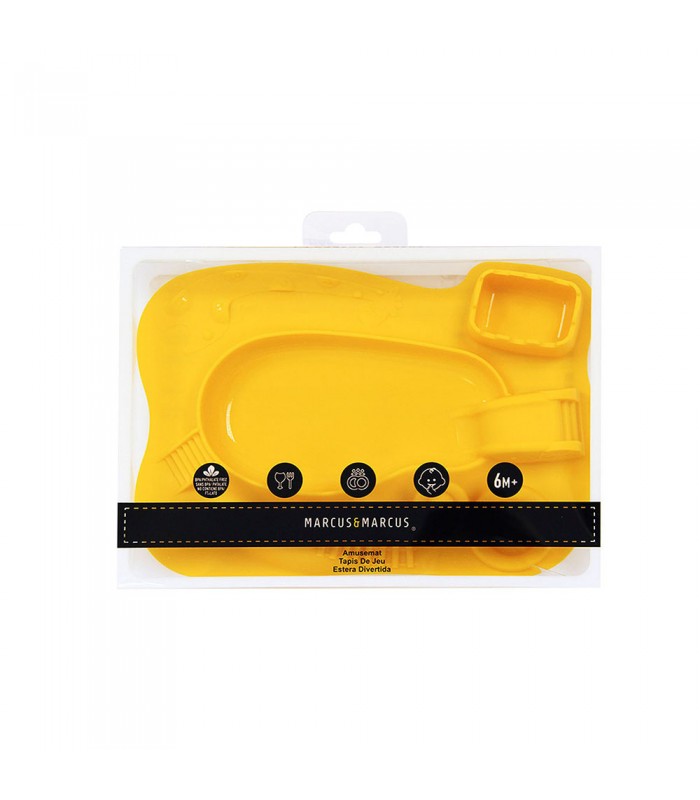 Plato divertido silicona M&M | Vajilla térmica sin BPA ni ftalatos