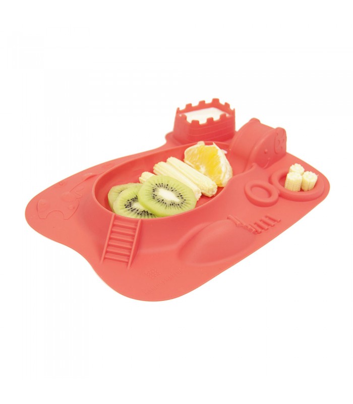 Funny silicone plate M&M