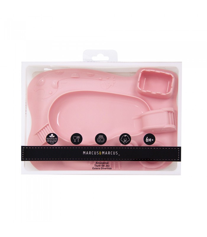 Plato divertido silicona M&M | Vajilla térmica sin BPA ni ftalatos