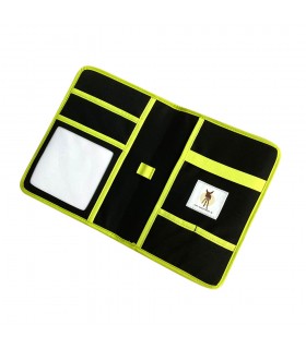 Porta-documentos Zigzag Preto e Branco Lässig