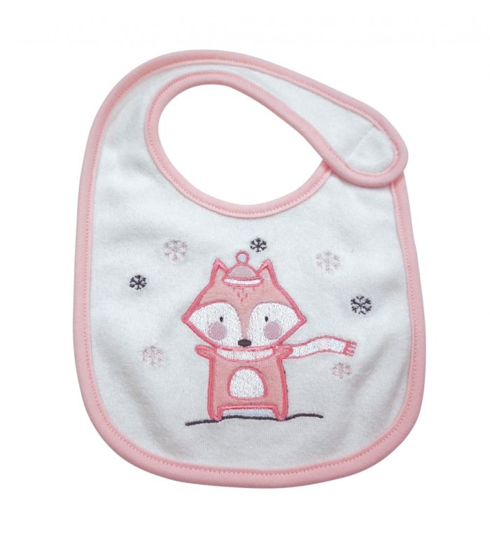 Compre o conjunto de 3 babadores para recém-nascido Rabbit/Fox Olmitos a um preço promocional.