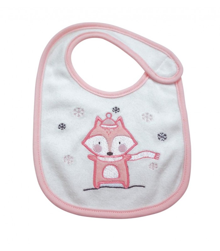 Set 3 bibs newborn Rabbit/Fox Olmitos