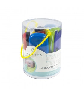 Bote de 6 juguetes de baño Olmitos