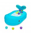 Inflatable whale bath 10 balls Infantino