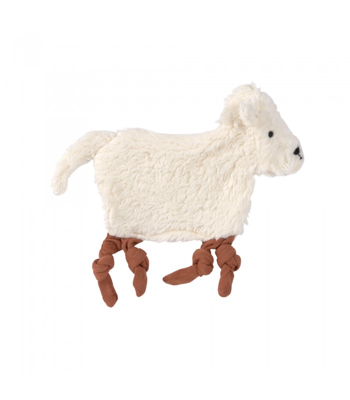 Doudou pacifier holder Lässig | Sheep figure with knotted legs