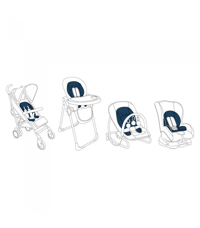 Colchoneta Reductora Universal Olmitos | Soporte ergonómico neonatal 36x54cm