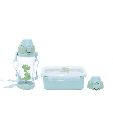 Bottle school set and lunch box Olmitos