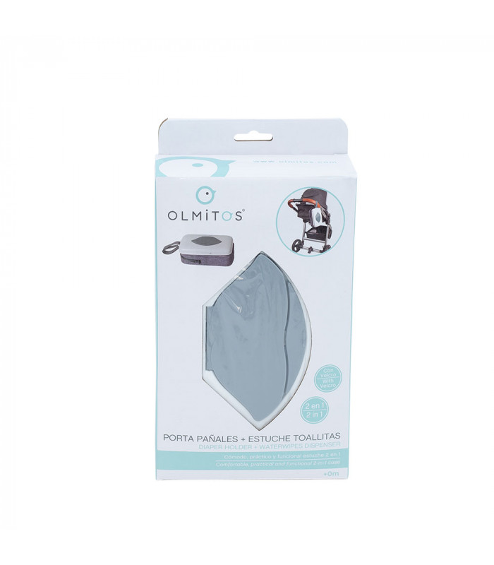 Diaper holder + wipes case Olmitos