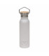 Stainless steel thermal bottle 460 ml. Lässig | Bamboo wood and handle